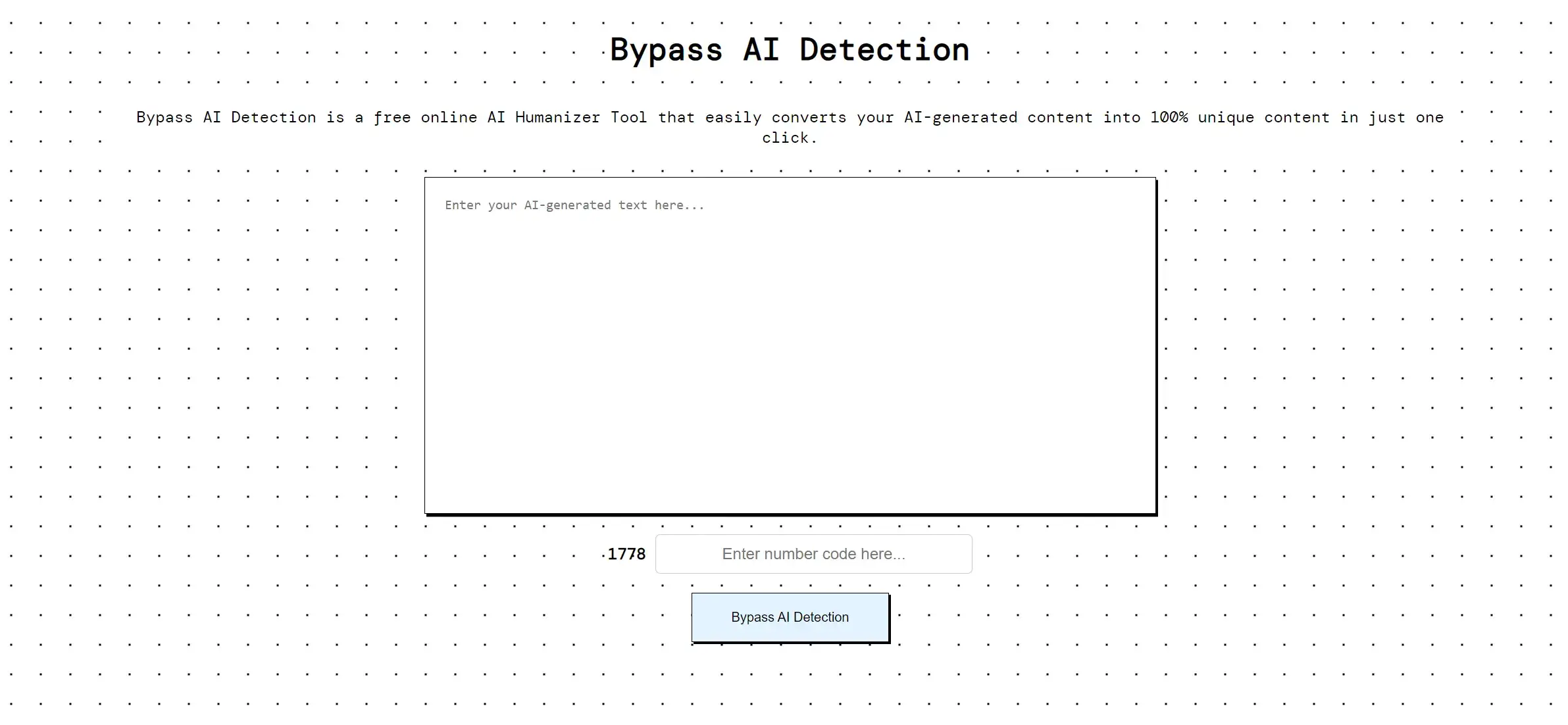 bypass ai detection tool